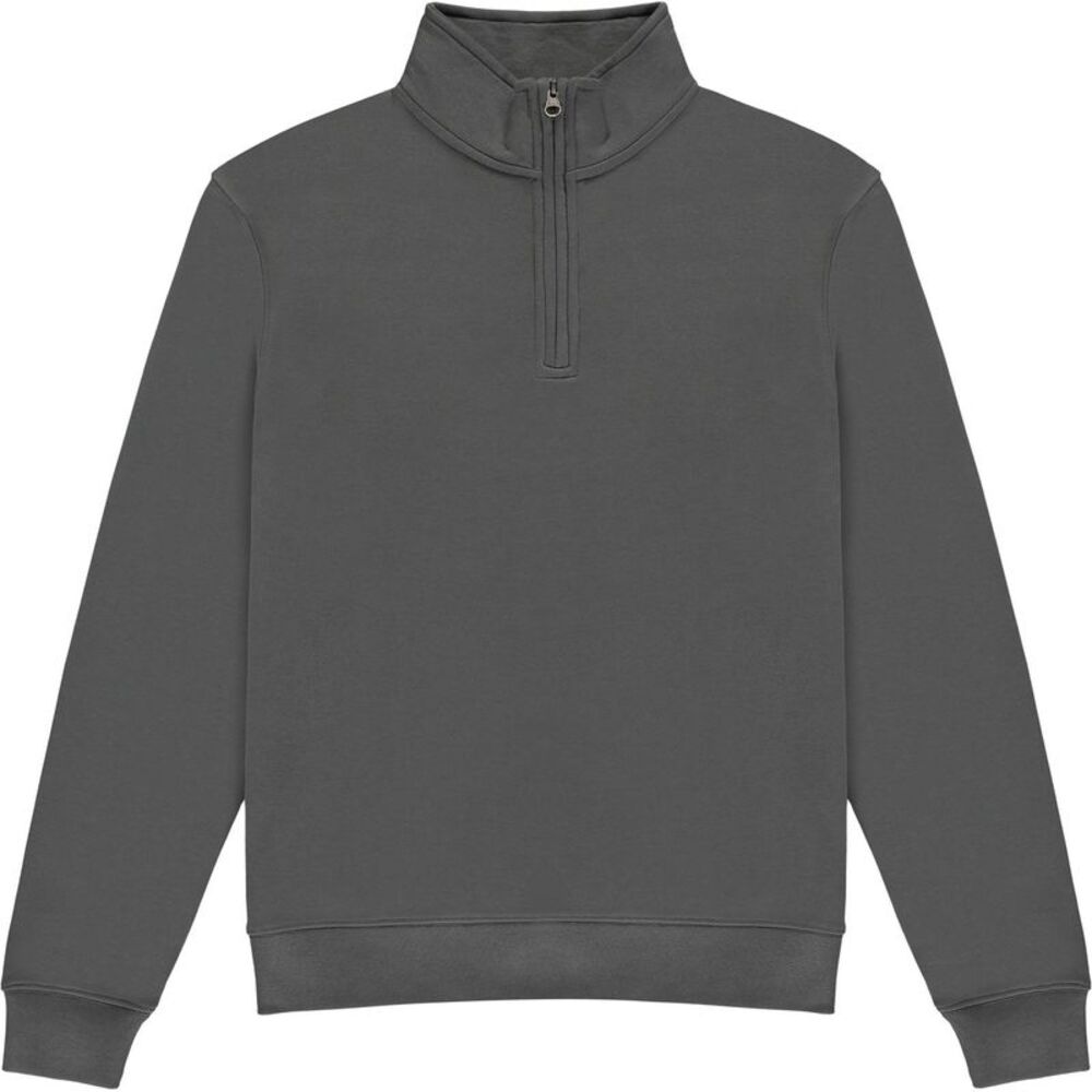 Kustom Kit Mens Quarter Zip Sweatshirt / Dark Grey